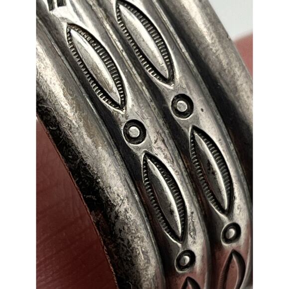 vintage Native American sterling silver 925 bracelet - Picture 4 of 16